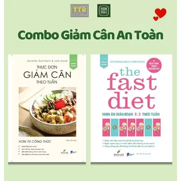 Sách - Combo 2 cuốn: Thực Đơn Giảm Cân Theo Tuần + The Fast Diet