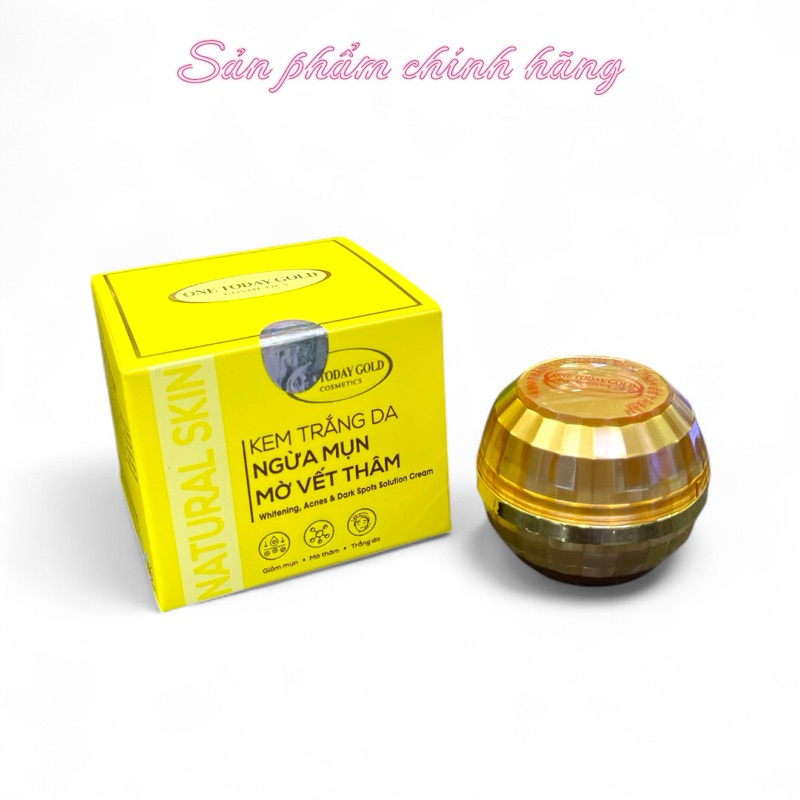 Kem One Today Gold Trắng Da Ngừa Mụn Mờ Vết Thâm 7gram Chính Hãng