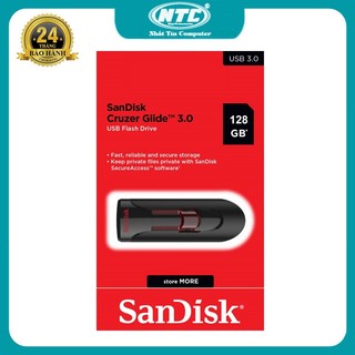 USB 3.0 SanDisk CZ600 Cruzer 128GB 100MB/s (Đen)