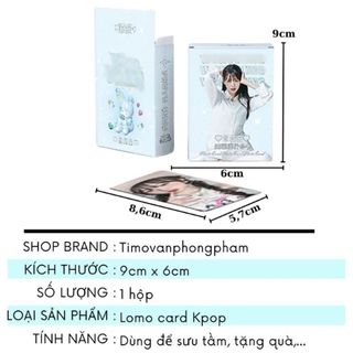 Card Wony.oung Lomo Hộp Bo Góc I.ve Hộp 50-55 Tấm Ảnh Vibe Style Kpop Timo QT43