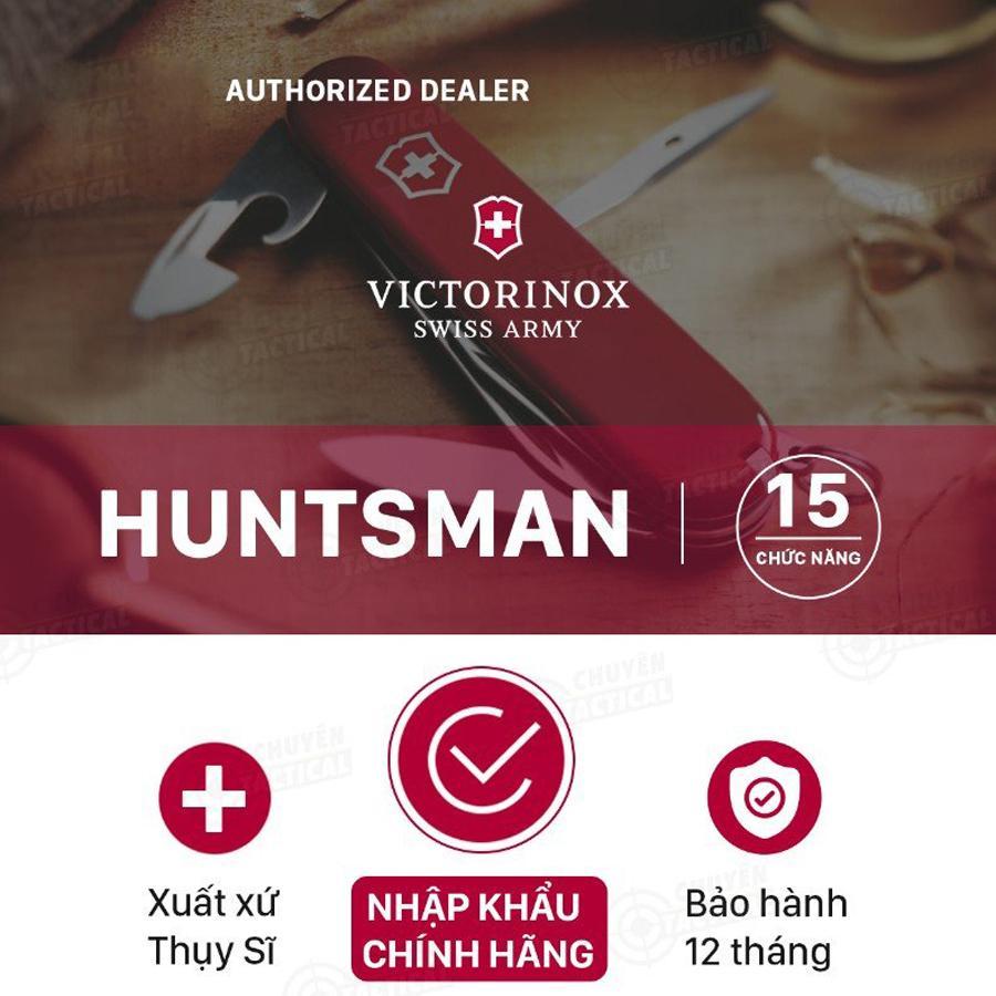 Victorinox Huntsman 91mm - Dụng cụ đa năng - Chính hãng Thụy Sĩ