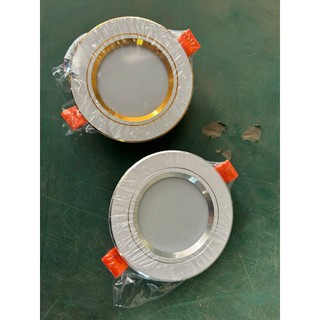 Đèn Led Âm Trần Đế Đúc (Nguồn Liền) 5W Phi 76 | Đèn Âm Trần Downlight | Ánh Sáng 3 Màu | BH 3 Năm