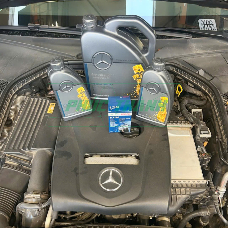 Dầu Nhớt Mercedes-Benz 5W30/5W40 Công Nghệ Tổng Hợp 1Lit/5Lit Nhập Khẩu Bỉ - Chính Hãng
