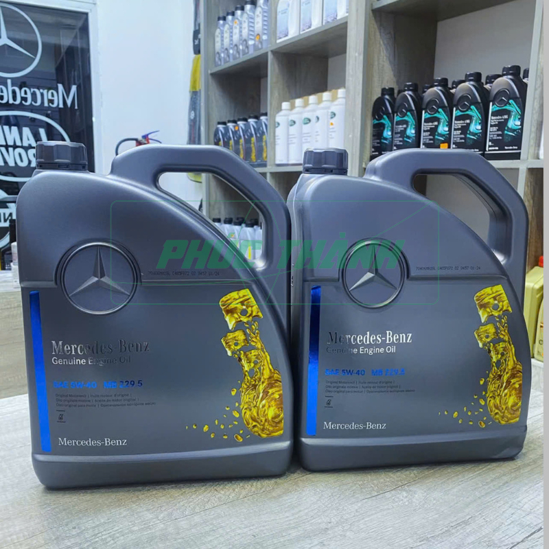 Dầu Nhớt Mercedes-Benz 5W30/5W40 Công Nghệ Tổng Hợp 1Lit/5Lit Nhập Khẩu Bỉ - Chính Hãng