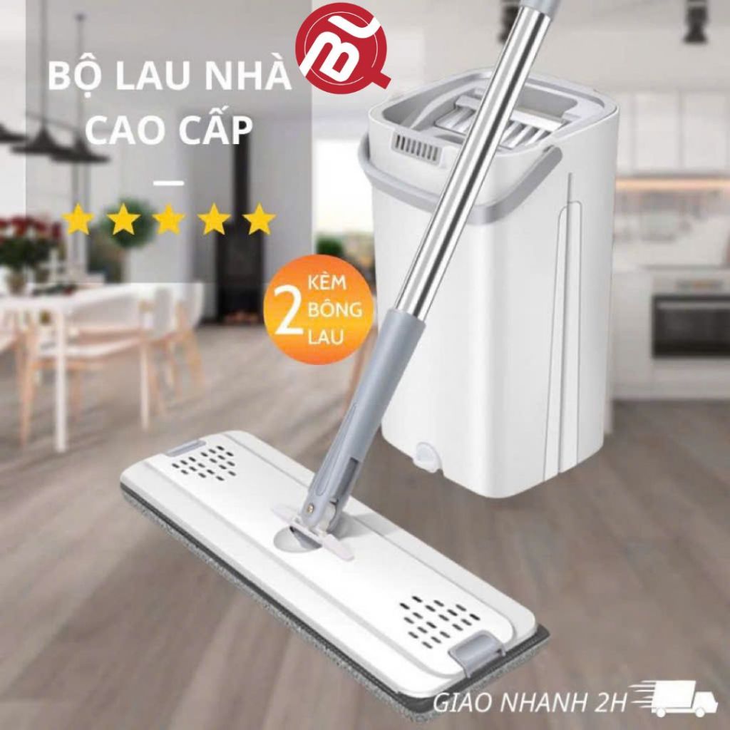 Cây Lau Nhà Tự Vắt Thông Minh MOPScratch Chổi Lau Nhà Tự Vắt Thông Minh Bộ Lau Nhà 360 Độ Cao Cấp Tiện Lợi