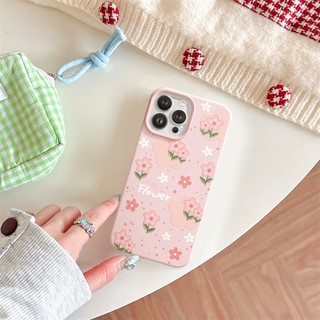 Ốp Lưng iPhone TPU Hoạ Tiết Da Mềm Hoa Hoa Chống Sốc, Bảo Vệ Camera - iP 7/8/X/XS/11/12/13/14/15/16/17/Plus/Pro/Max/Air