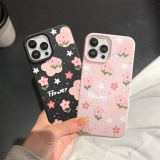 Ốp Lưng iPhone TPU Hoạ Tiết Da Mềm Hoa Hoa Chống Sốc, Bảo Vệ Camera - iP 7/8/X/XS/11/12/13/14/15/16/17/Plus/Pro/Max/Air