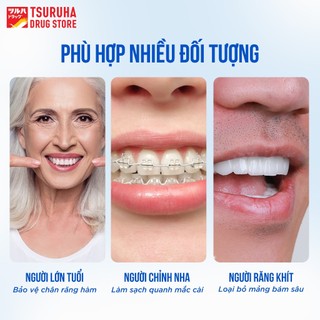Bàn Chải Kẽ Răng Hình Chữ L Vệ Sinh Răng Niềng Chỉnh Nha KURASHI RHYTHM 10 Cái/ Vỉ