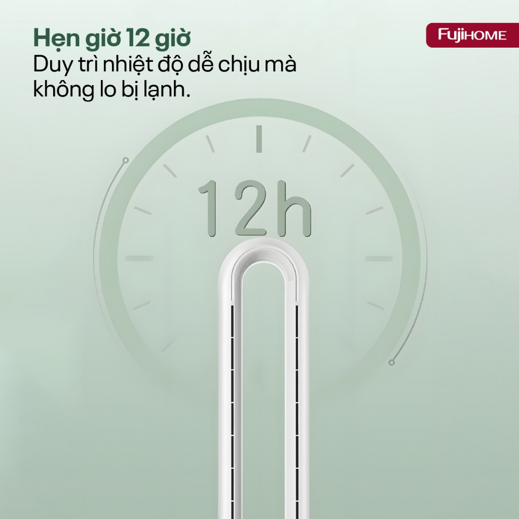Quạt không cánh hơi nước nhập khẩu FUJIHOME BF-03RC, Quạt lọc không khí Ion âm tiết kiệm điện