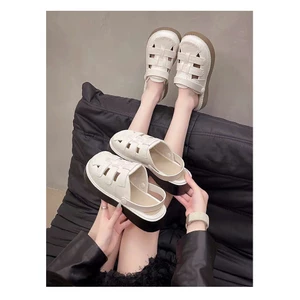 Sục dọ kiểu mới phối dây quay hậu đi chơi đi học đế cao su 4cm siêu êm phong cách Hàn Quốc 333