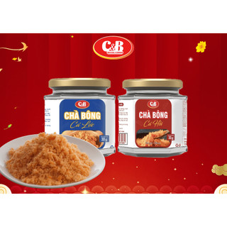 COMBO CHÀ BÔNG CÁ LÓC VÀ CÁ HỒI C&B HŨ 30G