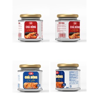 COMBO CHÀ BÔNG CÁ LÓC VÀ CÁ HỒI C&B HŨ 30G