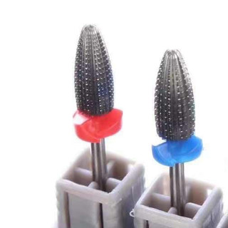 Đầu Mài Titan Bạc Trái Bom Bầu T0513 | Mài Bột/Gel Nhanh  | Êm | Không Nóng – Dành Cho Thợ Nail