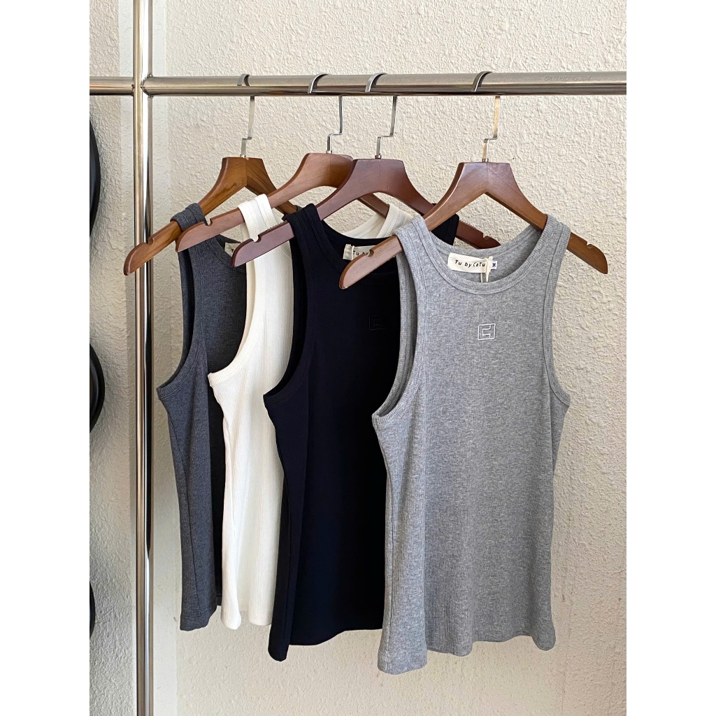 Ảnh TUBYCATU | Áo ba lỗ basic tank top nhiều màu 2