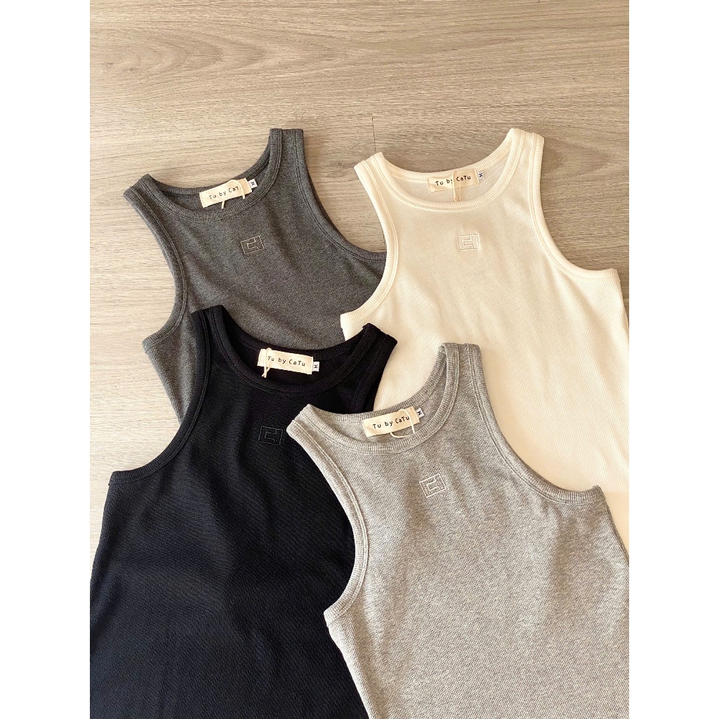 Ảnh TUBYCATU | Áo ba lỗ basic tank top nhiều màu 3