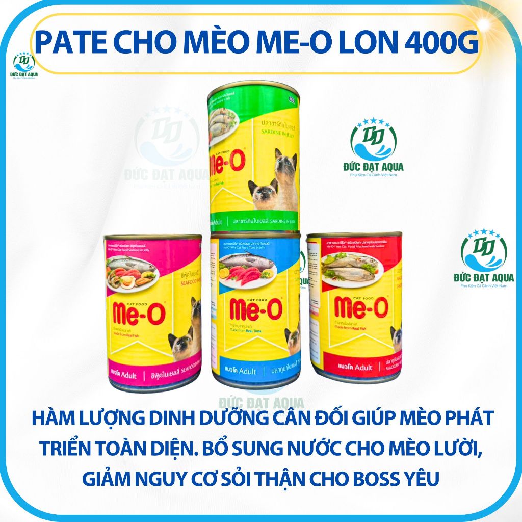 PATE ME-O LON 400g CHO MÈO - PATE DINH DƯỠNG - giảm nguy cơ sỏi thận cho boss yêu 4