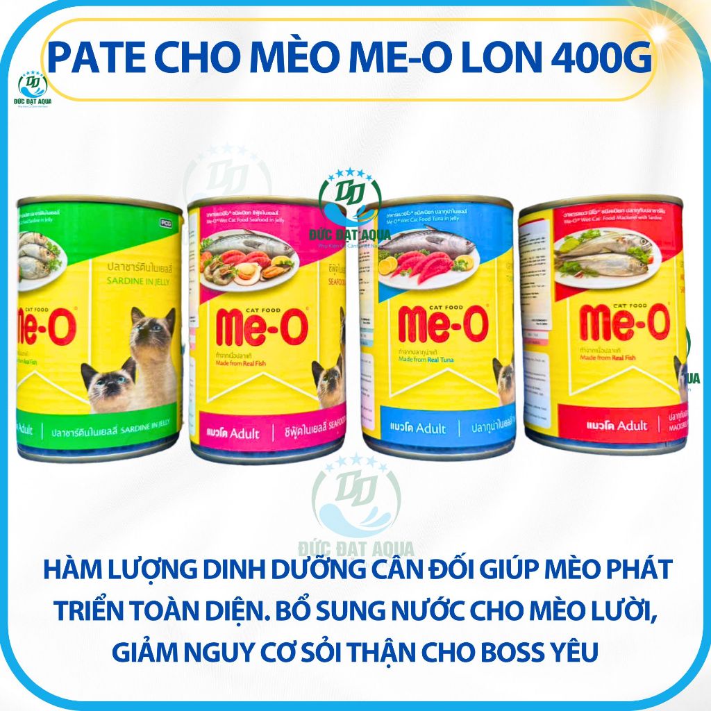 PATE ME-O LON 400g CHO MÈO - PATE DINH DƯỠNG - giảm nguy cơ sỏi thận cho boss yêu 3