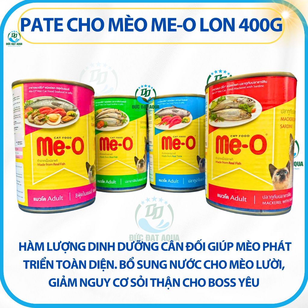 PATE ME-O LON 400g CHO MÈO - PATE DINH DƯỠNG - giảm nguy cơ sỏi thận cho boss yêu 2