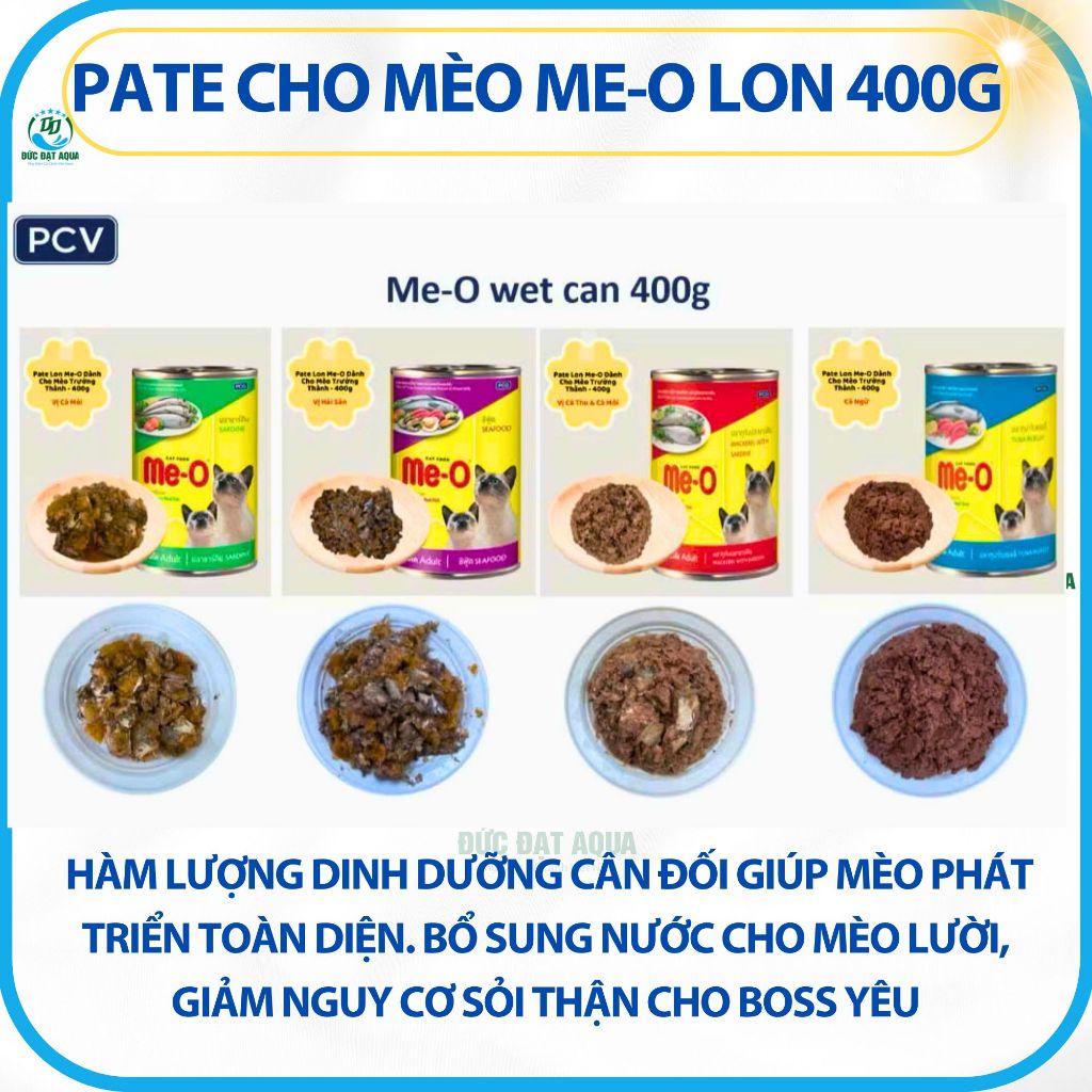 PATE ME-O LON 400g CHO MÈO - PATE DINH DƯỠNG - giảm nguy cơ sỏi thận cho boss yêu 5