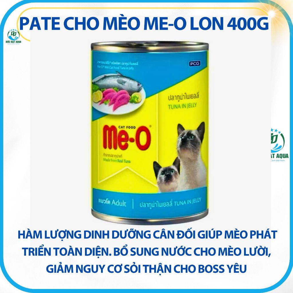 PATE ME-O LON 400g CHO MÈO - PATE DINH DƯỠNG - giảm nguy cơ sỏi thận cho boss yêu 9