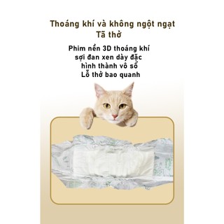 Tã lót vệ sinh cho chó mèo,tã dùng một lần, mềm mại, thoáng khí, không ngột ngạt và có khả năng thấm hút cao