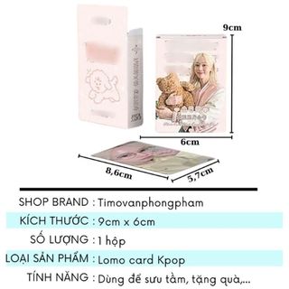 Card Wi.nt.er A.es.pa Vibe Kpop Fandmade Hộp Bo Góc 50 Tấm Lomo Hologram Timo QT47