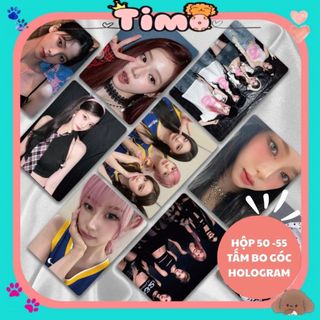Card A.es.pa Vibe Kpop Fandmade Hộp 50 Tấm Lomo Hologram Bo Góc Timo QT47