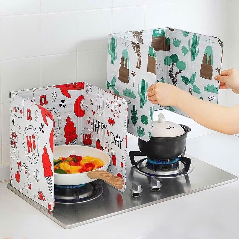 Tấm Chắn Cách Nhiệt Chịu Nhiệt Độ Cao,Miếng Chắn Gió Khi Nấu Ăn Tiện Lợi - TẤM CHẮN DẦU MỠ BẾP CHỐNG BẮN HIỆU QUẢ