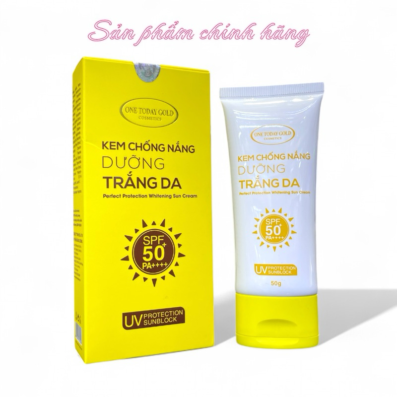 Kem Chống Nắng Trắng Da One Today Gold 50gram Chính Hãng