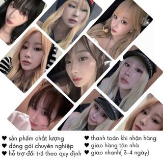 Card A.es.pa Vibe Kpop Fandmade Hộp 50 Tấm Lomo Hologram Bo Góc Timo QT47