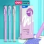 Combo 3/5/12 Bút Gel Xóa Được Deli Bút Gel Bút Bi Mực Xanh/ Đen/ Tím Ngòi 0.5mm Chữ Đẹp Xóa Sạch Học Sinh