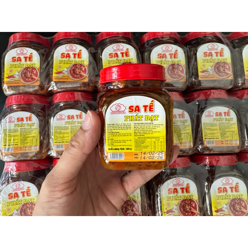 Sa tế Phát đạt hũ 180gr. Sa Tế Phát Đạt còn là bí quyết cho nhiều món ngon! Ướp thịt nướng, xào rau, nêm lẩu,...
