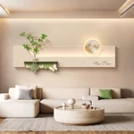 Tranh treo tường hiện đại, decor cắm hoa trang trí theo yêu thích, tranh có led, treo phòng khách, cửa hàng, sofa đẹp — ảnh 3