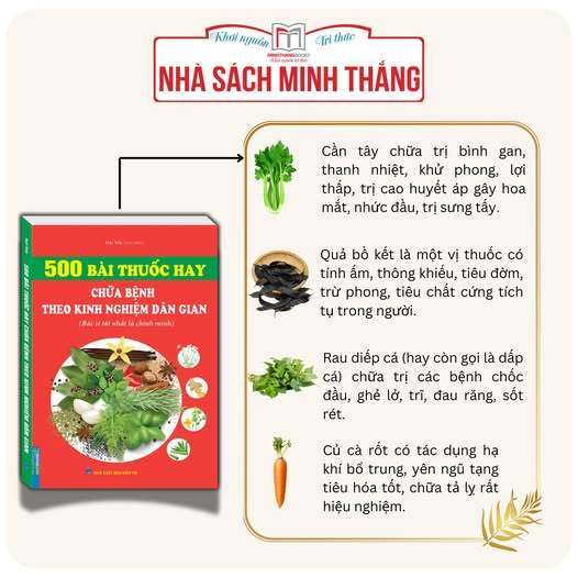 Ảnh Sách - 500 bài thuốc hay chữa bệnh theo kinh nghiệm dân gian 1