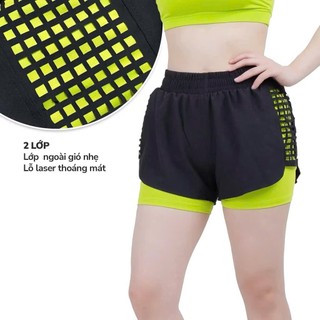 [ NEW ] Boxer Laser Gladimax – Quần Short 2 Lớp, Thoáng Mát Khi Tập Luyện
