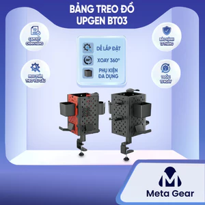 Bảng treo đồ UPGEN BT03 đa năng, thiết kế lắp đặt trên và dưới mặt bàn