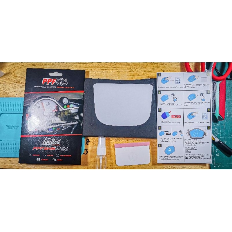 PPF xe điện YADEA X ZONE , dán bảo vệ đồng hồ xe, PPF TPU nhập khẩu