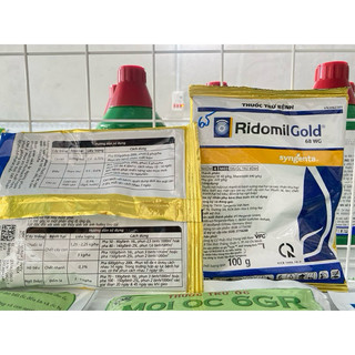 Ridomil Gold 68WG  nấm bệnh, thối rễ, xì mủ, loét sọc miệng cạo cây trồng - Gói 100g