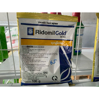Ridomil Gold 68WG  nấm bệnh, thối rễ, xì mủ, loét sọc miệng cạo cây trồng - Gói 100g