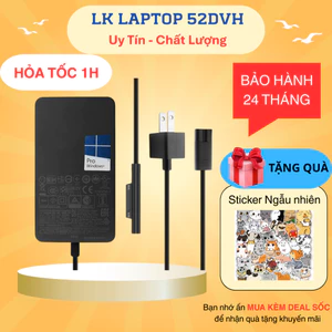 Sạc Surface Pro 3 4 5 6 7 8 9 15V - 4A / 44W - 65W 102W - Sạc Surface Book/ Sạc Surface Laptop Bảo hành 24 Tháng