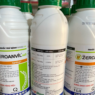 1 Lít ZERO ANVIL phòng ngừa thán thư, rỉ sắt, nấm hồng, phấn trắng cây trồng màu trắng sữa chai