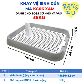 [CHĂM SÓC] KHAY VỆ SINH CHO CHÓ NHỎ 5KG THÀNH THẤP – KM SỐC! LÊN ĐƠN LÀ CÓ QUÀ