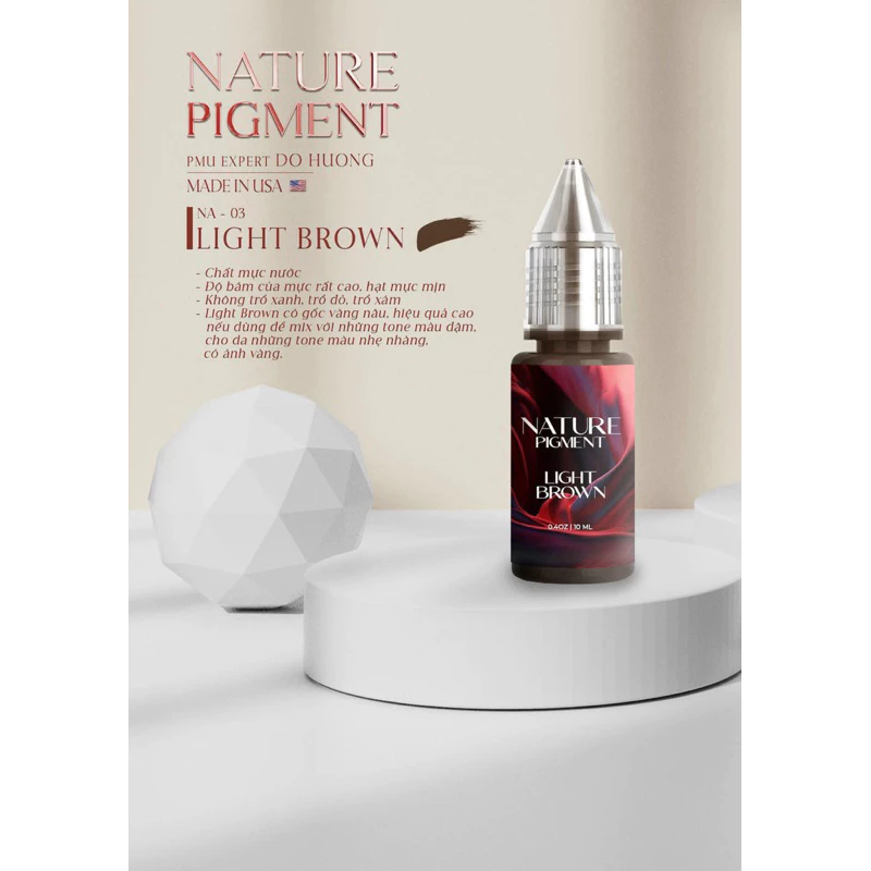 [CHÍNH HÃNG] Mực NATURAL pigment, mực đỗ hương có đủ size