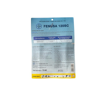 FENUSA 120SC chế phẩm trừ Ruồi, Muỗi, Kiến, Dán, Bọ Chét - Gói 5ml