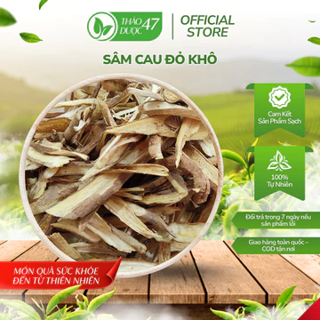 Sâm cau đỏ khô, sâm rừng Tây Bắc, giúp bồi bổ sức khỏe, tăng cường hệ miễn dịch | Thảo Dược 47