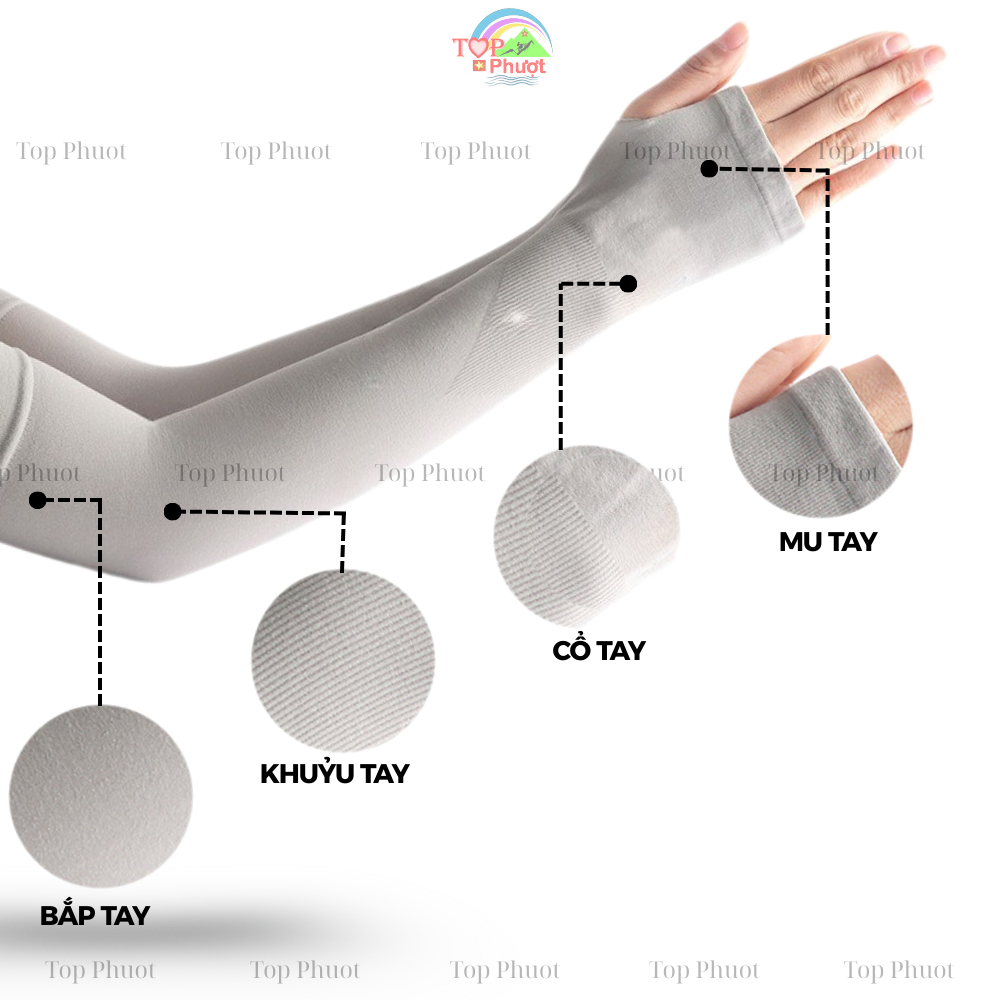 (Mua 5 Tặng 1) Găng Tay Chống Nắng Nam Nữ Cao Cấp Xỏ Ngón Chống Tia UV Thời Trang Đạt Chuẩn Let’sSilime