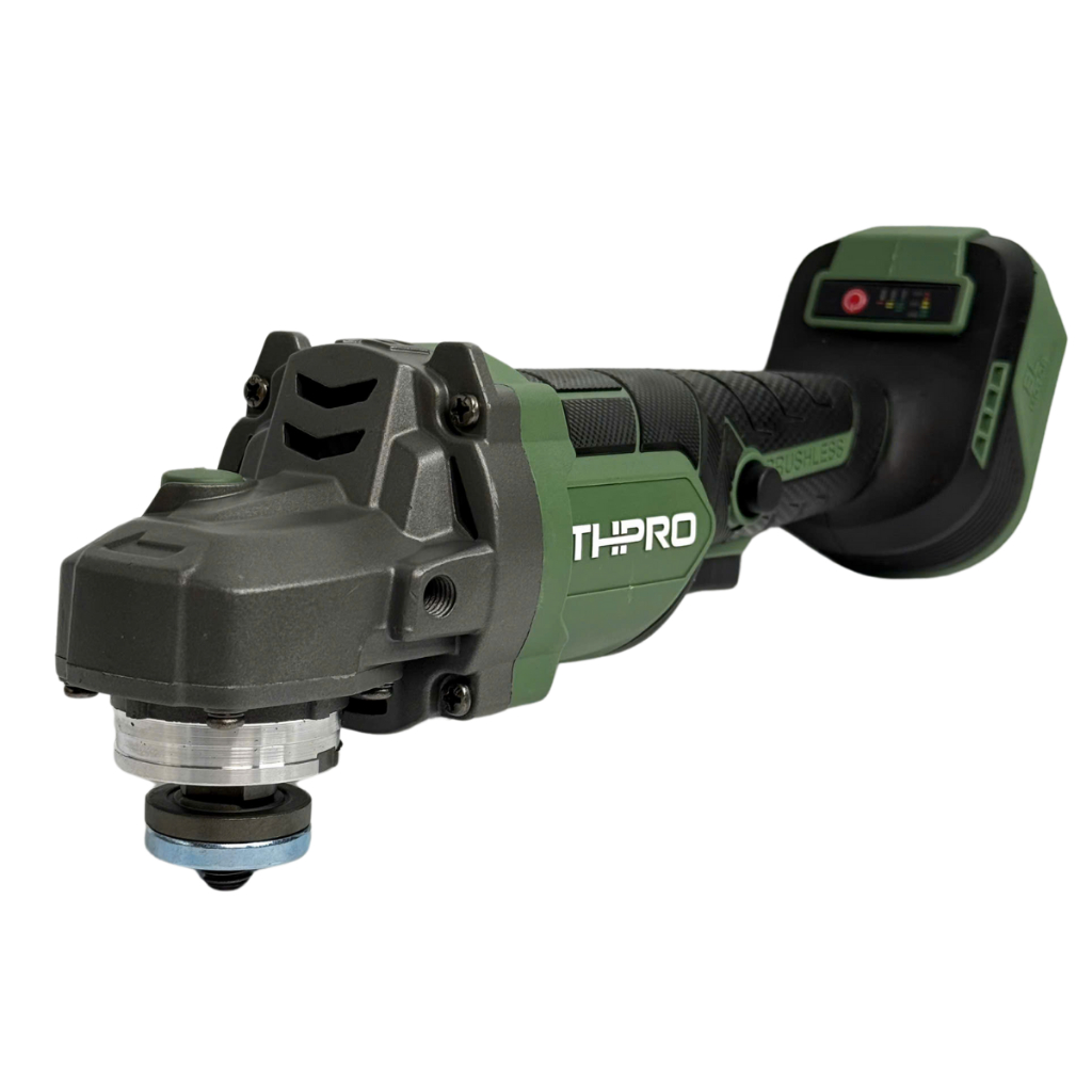 Combo Máy Cắt THPRO TH-8100, Máy Khoan Pin 3 Chức Năng THPRO TH13 Xanh 13ly Động Cơ Không Chổi Than Chân Pin Phổ Thông