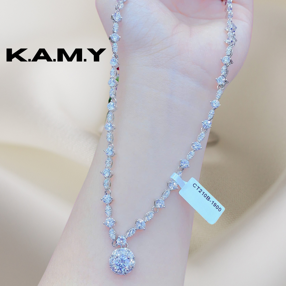 Dây chuyền nữ phong cách sang trọng đính đá nổi bật KAMY – nhiều màu lựa chọn