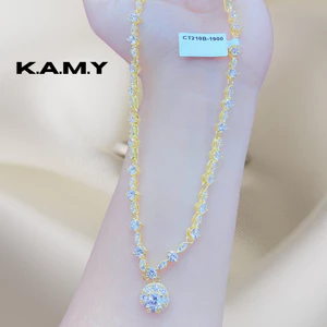 Dây chuyền nữ phong cách sang trọng đính đá nổi bật KAMY – nhiều màu lựa chọn