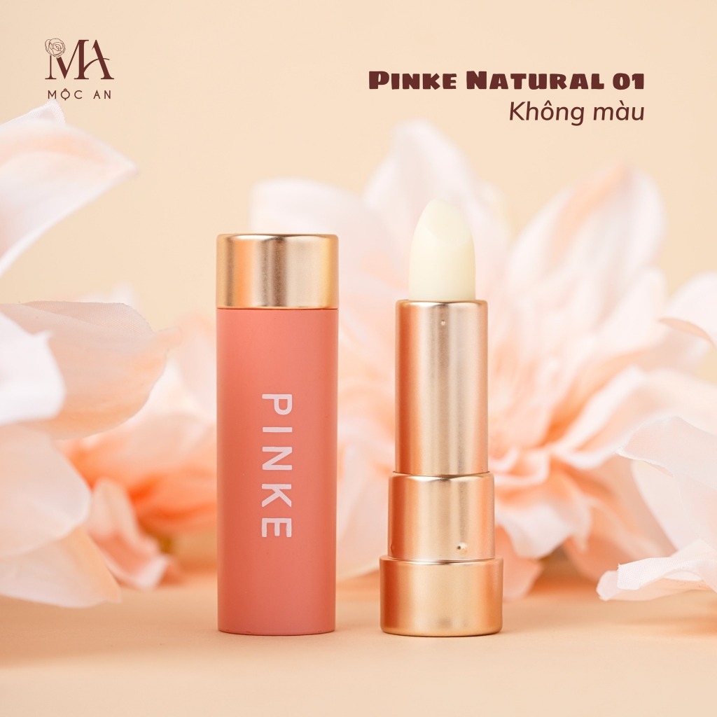 Ảnh Son Dưỡng Môi Có Màu Pinke Mộc An, Không Chì, Cấp Ẩm Dưỡng Hồng Môi Mềm Mịn 4g 3